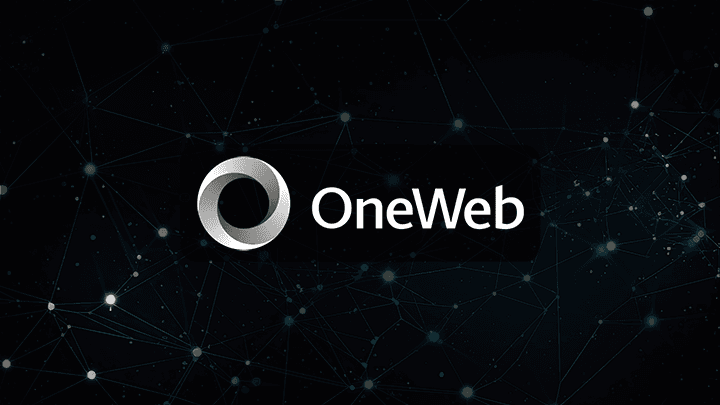 OneWeb satellite constellation providing global internet connectivity to remote areas in low Earth orbit