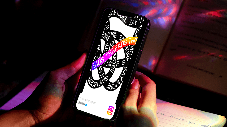 Meta's Threads app, a text-based conversation platform and Twitter alternative, showing user engagement drop