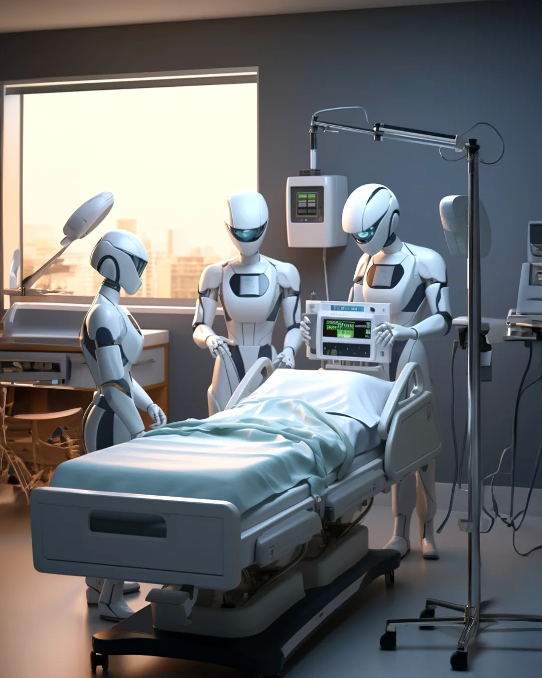 The da Vinci Xi surgical robot at Luton and Dunstable Hospital's weight loss clinic
