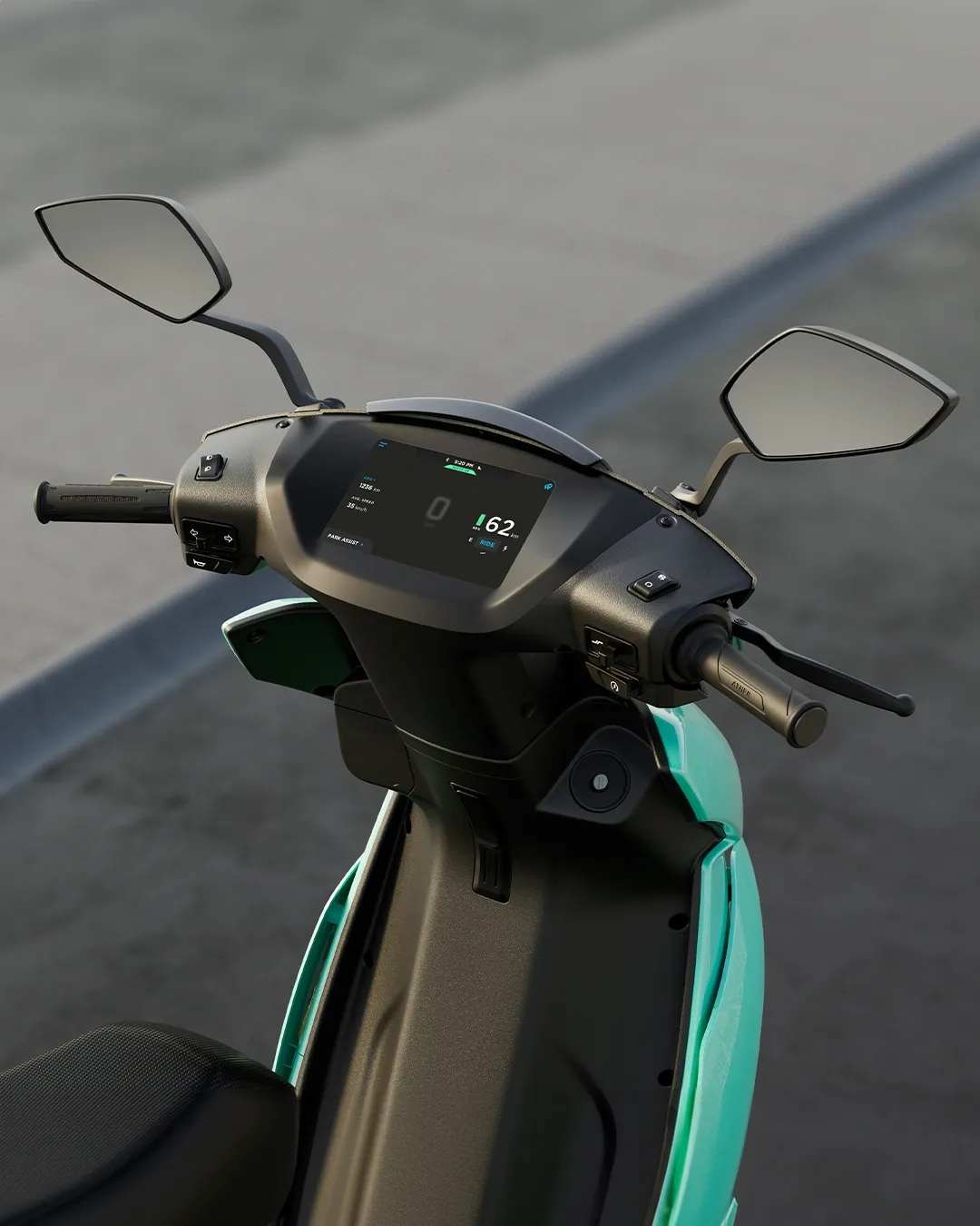 Bounce Infinity electric scooter with Sun Mobility swappable battery swapping station