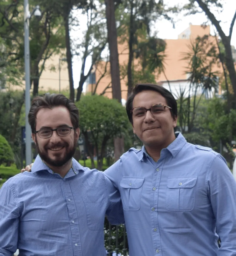 MovingLake: Founding team Andres Paez and Edgar Cabrera with their LLM-enabled BI tool interface