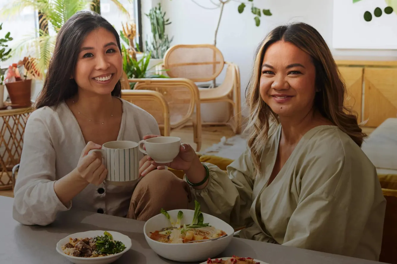 Chiyo co-founders Irene Liu and Jennifer Jolorte Doro providing nutritious meal delivery and health coaching for mothers