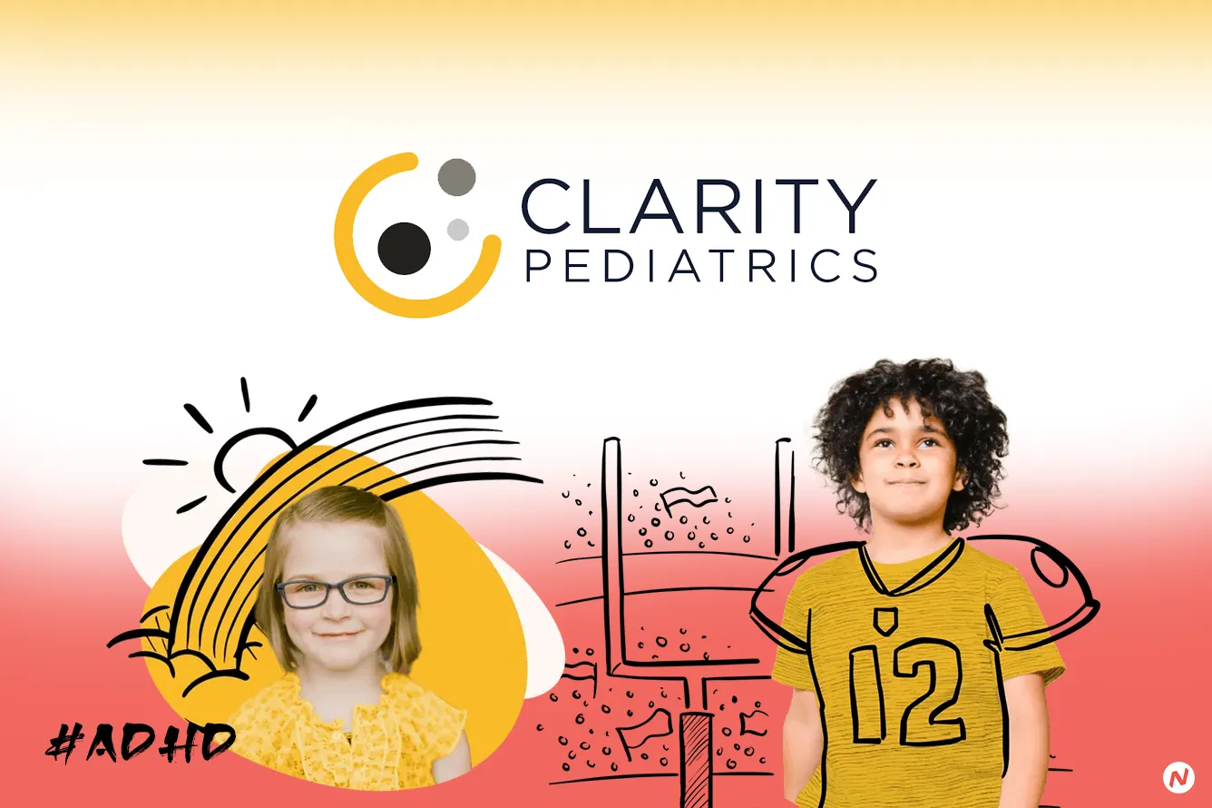 Clarity Pediatrics logo representing their service in ADHD treatment for children.