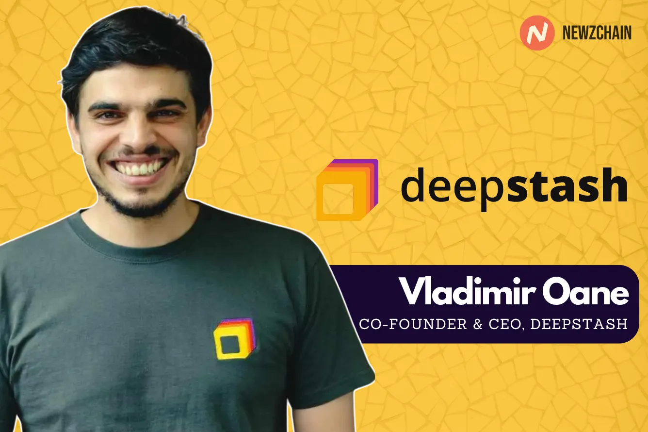 Deepstash co-founder Vladimir Oane discussing knowledge sharing