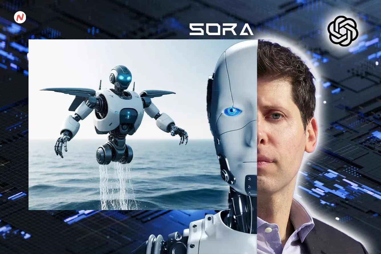 Sora AI technology for creating lifelike video sequences from text descriptions or sketches