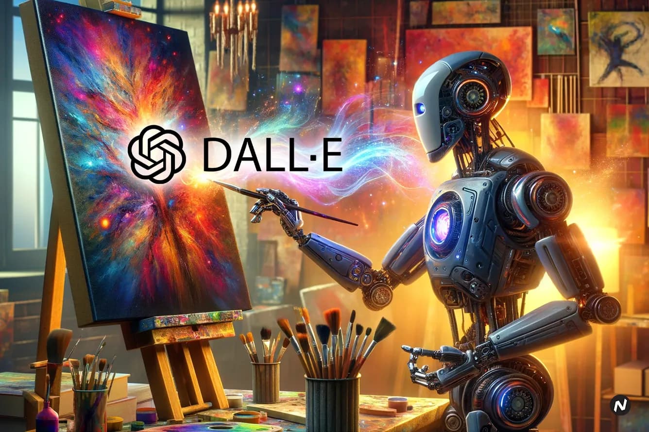 DALL-E, an AI image creation tool, creating visuals from text prompts