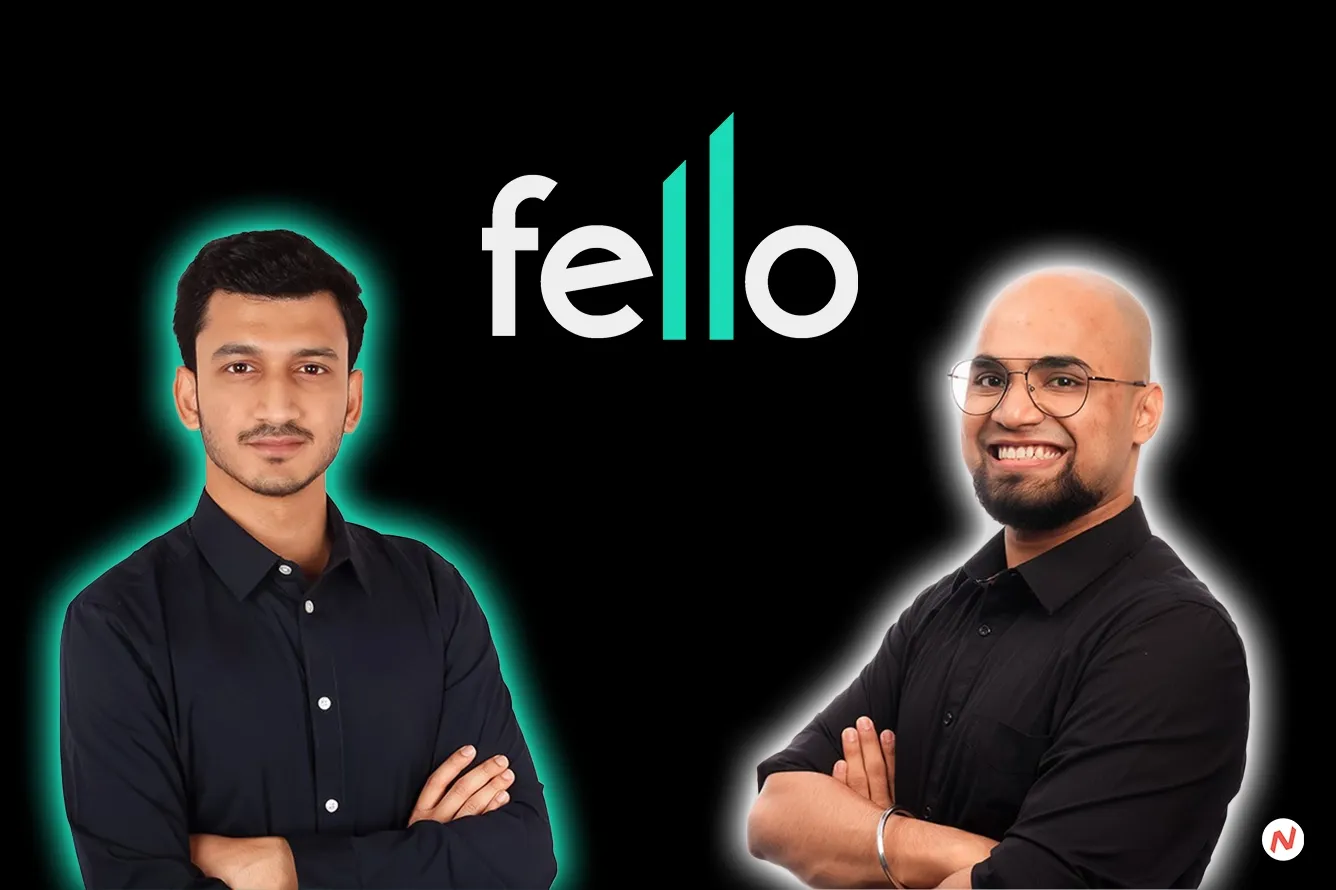 Fello app interface showing gamified savings, rewards, and investment options like digital gold and P2P