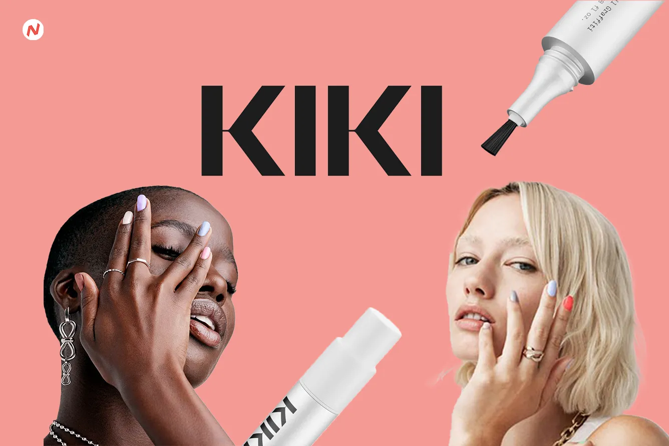 Kiki World founders alongside a16z crypto logo