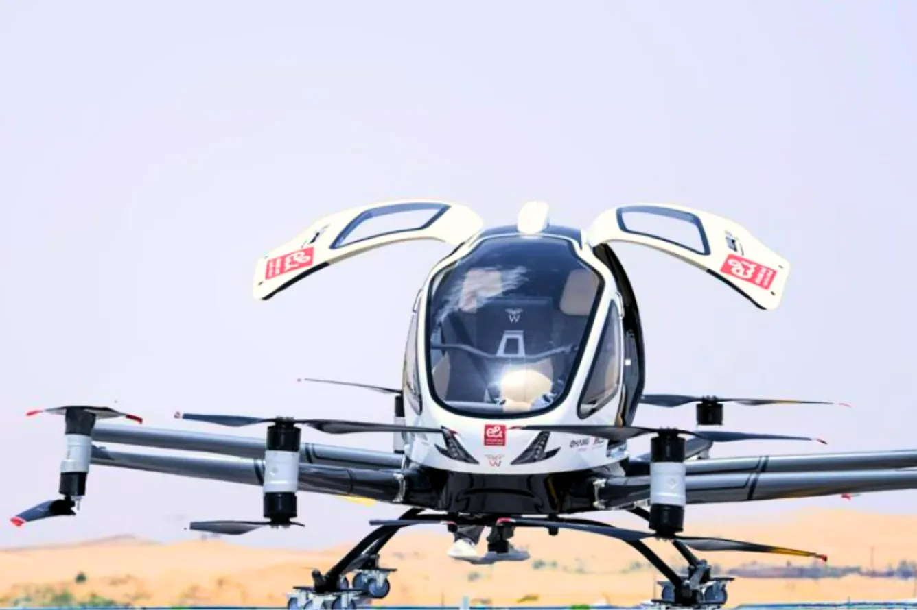 MLG five-seater passenger drone at Abu Dhabi Mobility Week