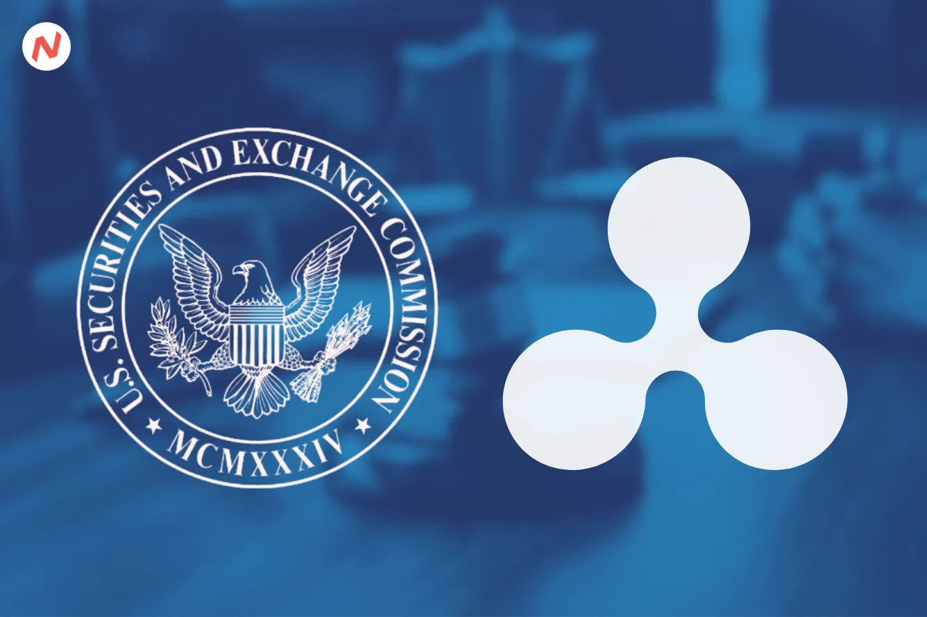 Ripple Labs logo and U.S. Securities and Exchange Commission (SEC) logo representing their legal dispute