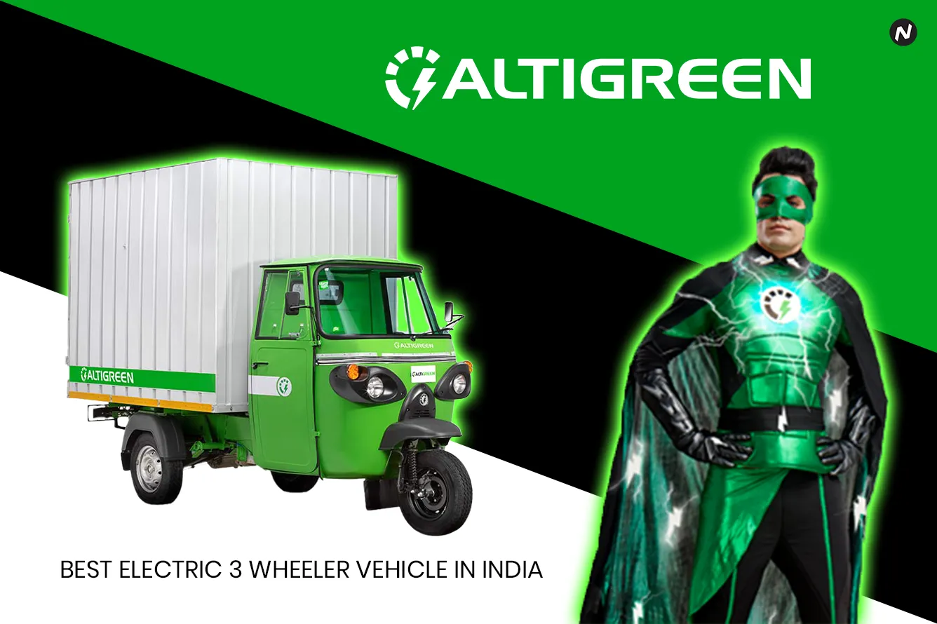 Altigreen electric cargo three-wheeler vehicle, changing last-mile transportation in India