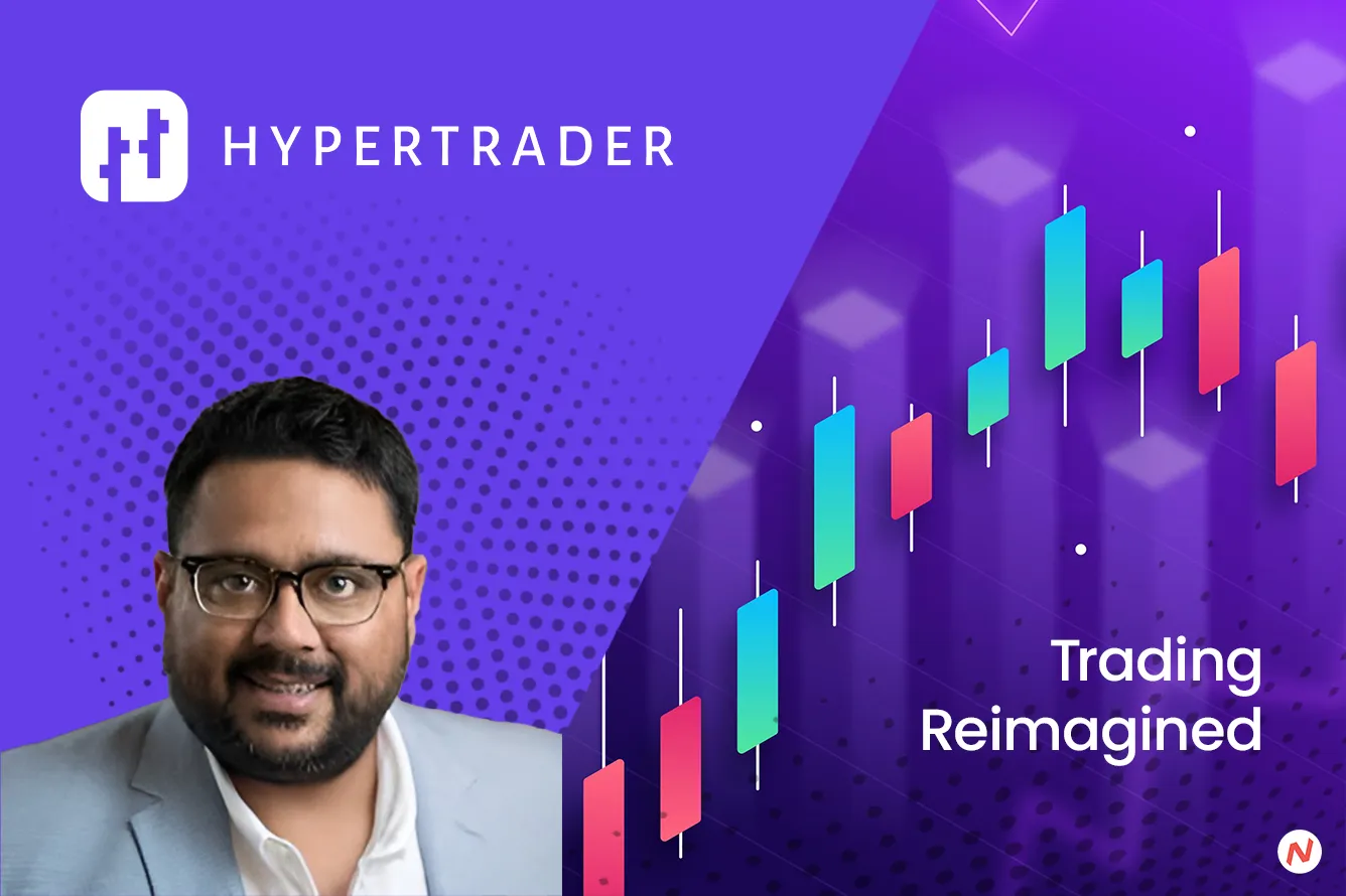 HyperTrader trading terminal interface featuring smart order settings and power panels