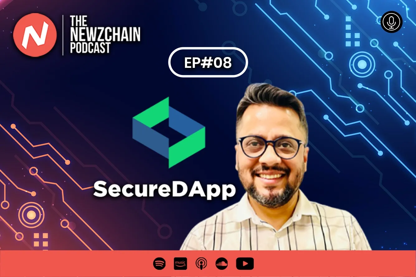 Abhishek Singh, Co-founder and CEO of SecureDApp, discussing Web3 cybersecurity and smart contract audit innovation.
