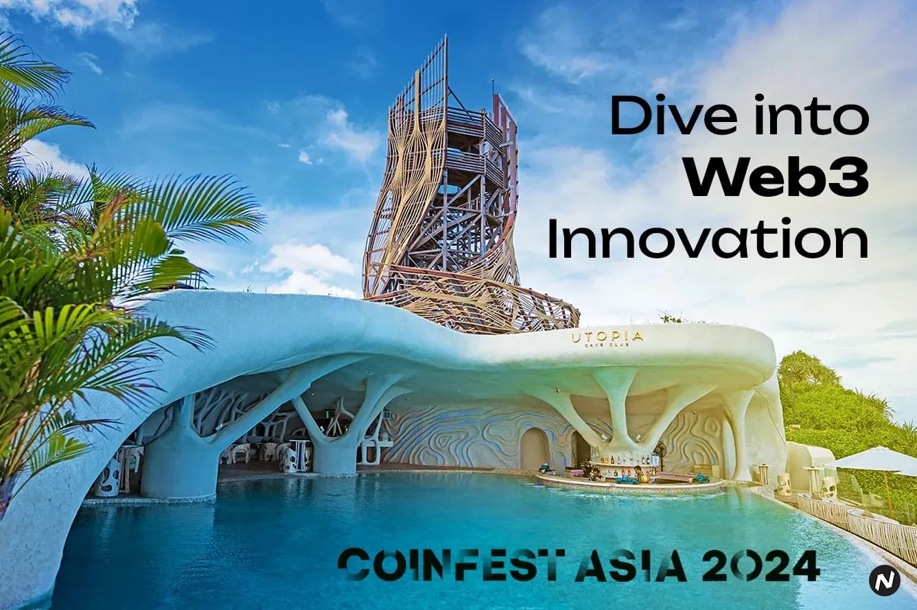 Coinfest Asia 2024: Web3 festival with 17 immersive areas, 6,000 participants, and 150 speakers at Nuanu City, Bali.