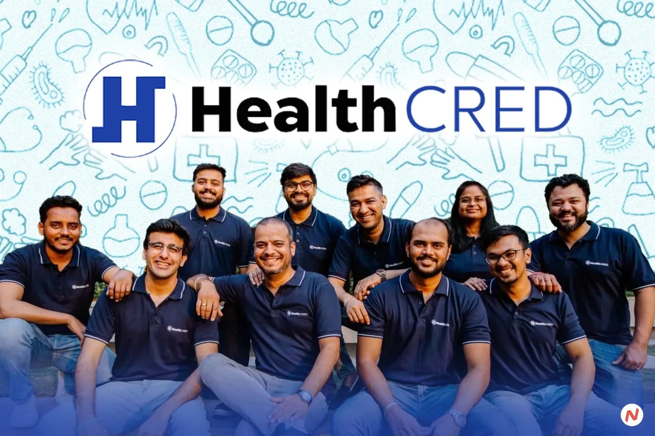HealthCRED founders Shrey Jain and Arpit Jangir; the startup raised $1.2 million seed funding from Antler India, TRTL VC, and