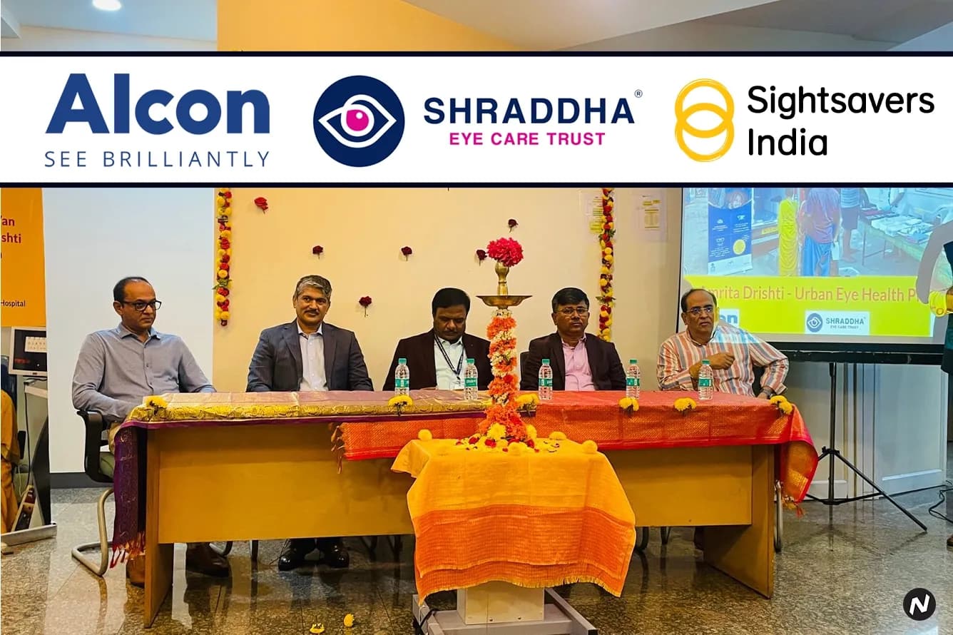 Inauguration of Sightsavers India and Alcon India Mobile Eye Health Van at Bangalore Diabetes and Eye Hospital