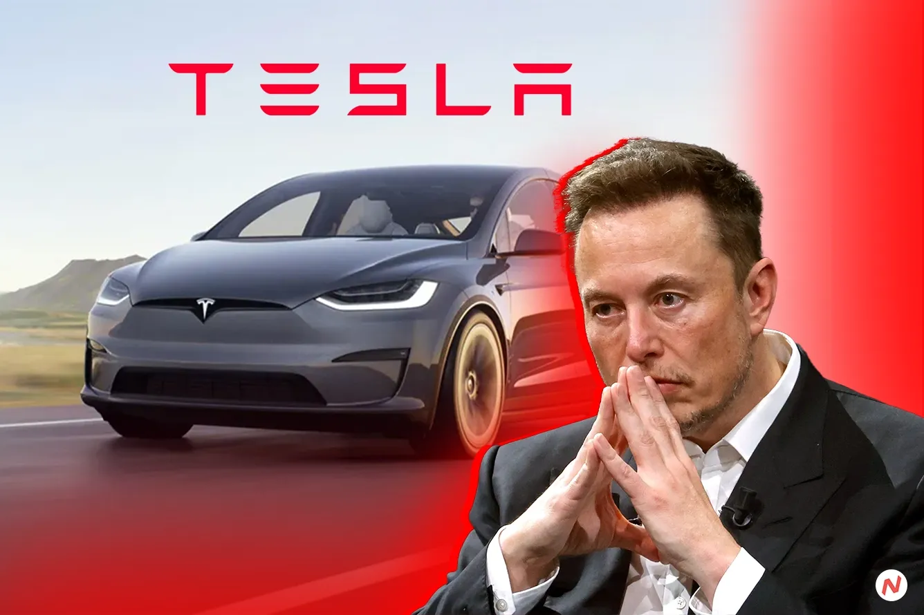 Tesla Model X SUV parked; company recalls 9,136 units from 2016 over roof trim defect that could separate from vehicle