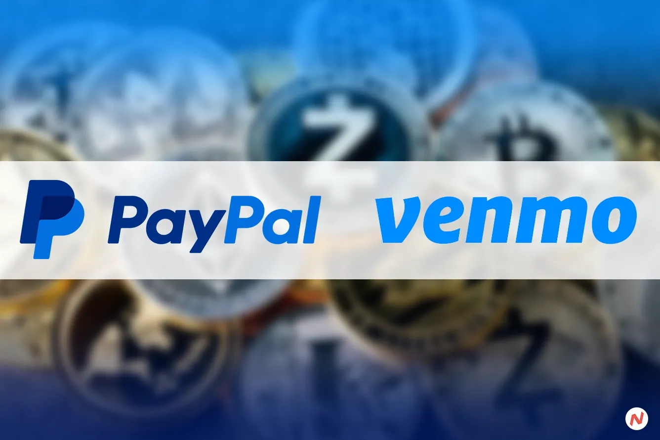 PayPal and Venmo logos with Ethereum Name Service (ENS) integration for simplified crypto payments