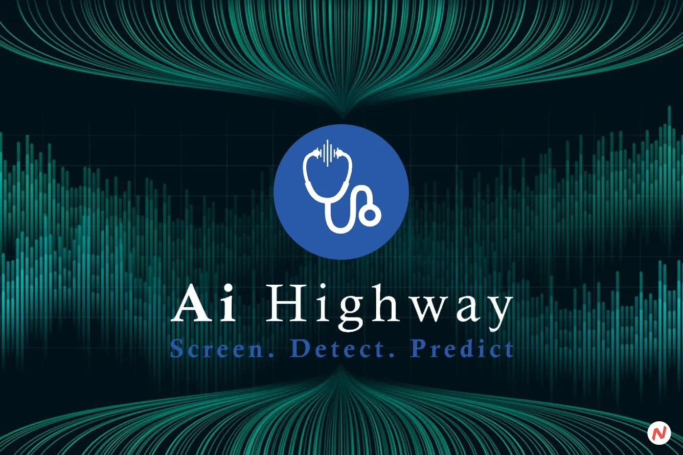 Ai Health Highway founder Dr. Satish S Jeevannavar with AiSteth AI-powered stethoscope for cardiac care