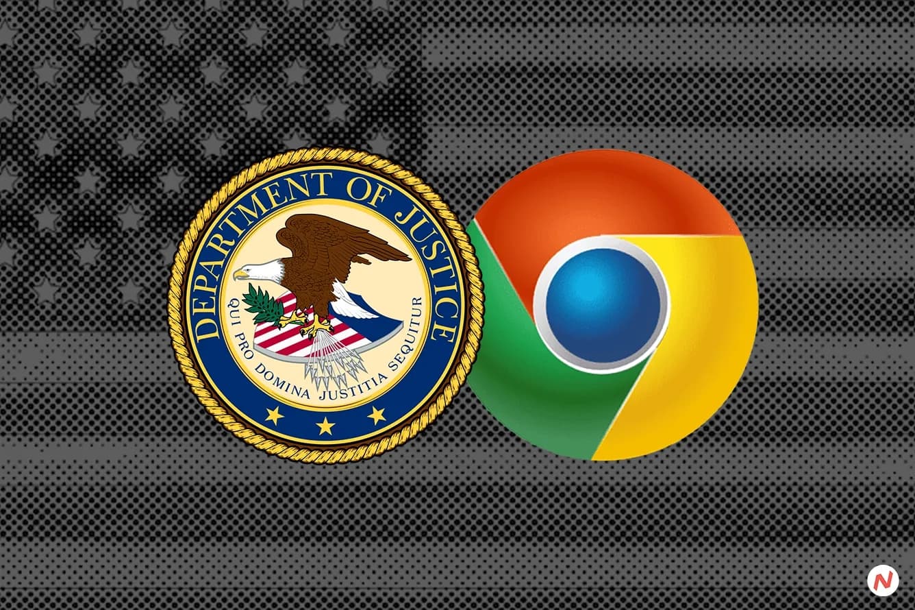 Google Chrome logo on a screen, representing the browser at the center of the DOJ antitrust case