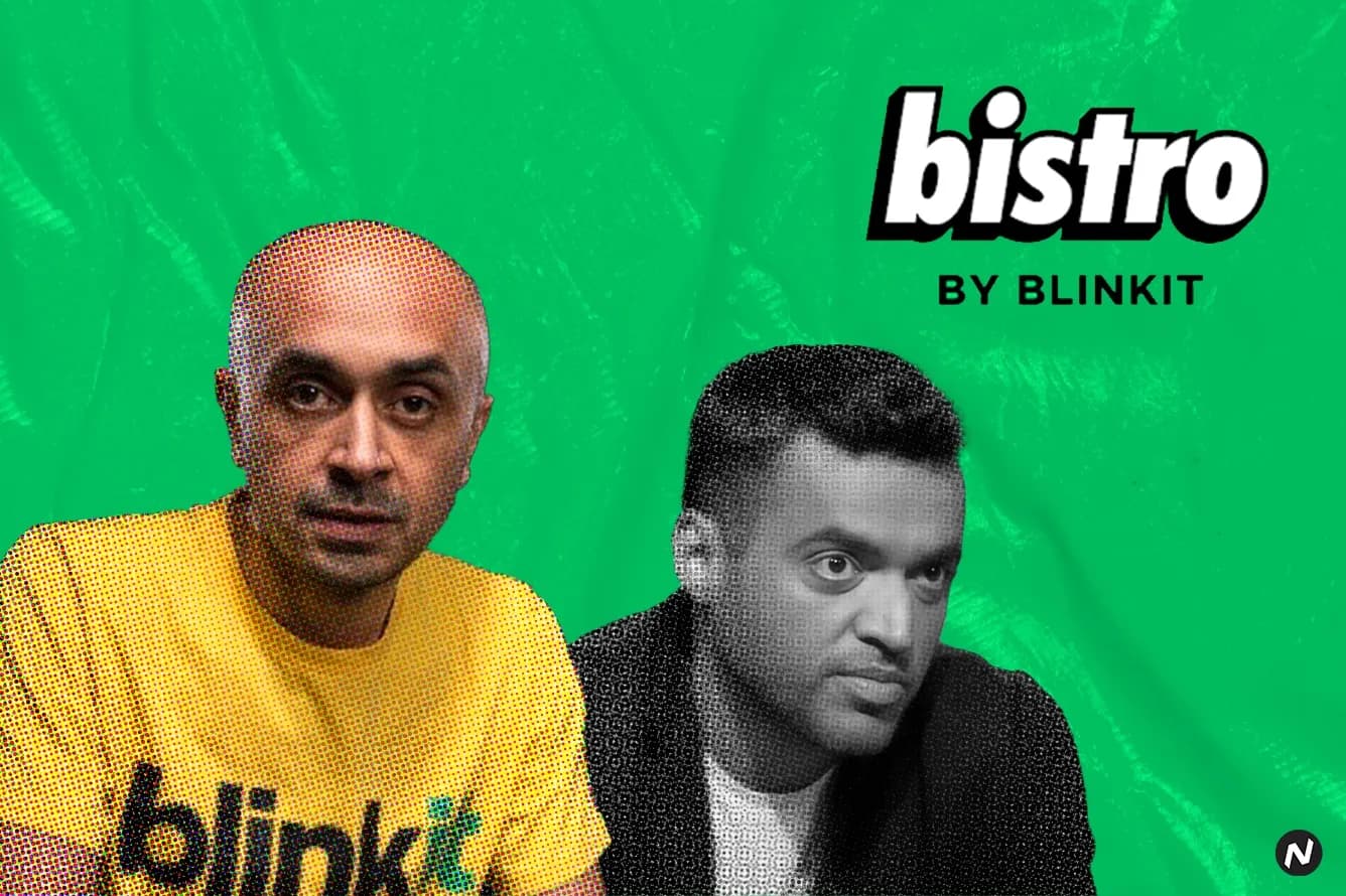 Zomato Bistro 10-minute food delivery app on a smartphone