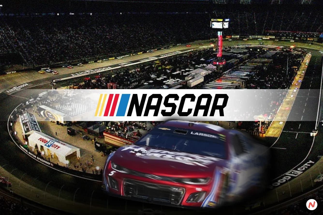 Autotrader and EchoPark Automotive logo alongside Dover Motor Speedway's Monster Mile for the Autotrader EchoPark Automotive 