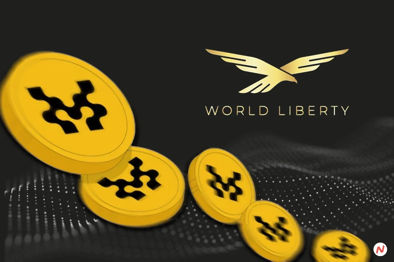 World Liberty Financial logo and MOVE token graphics