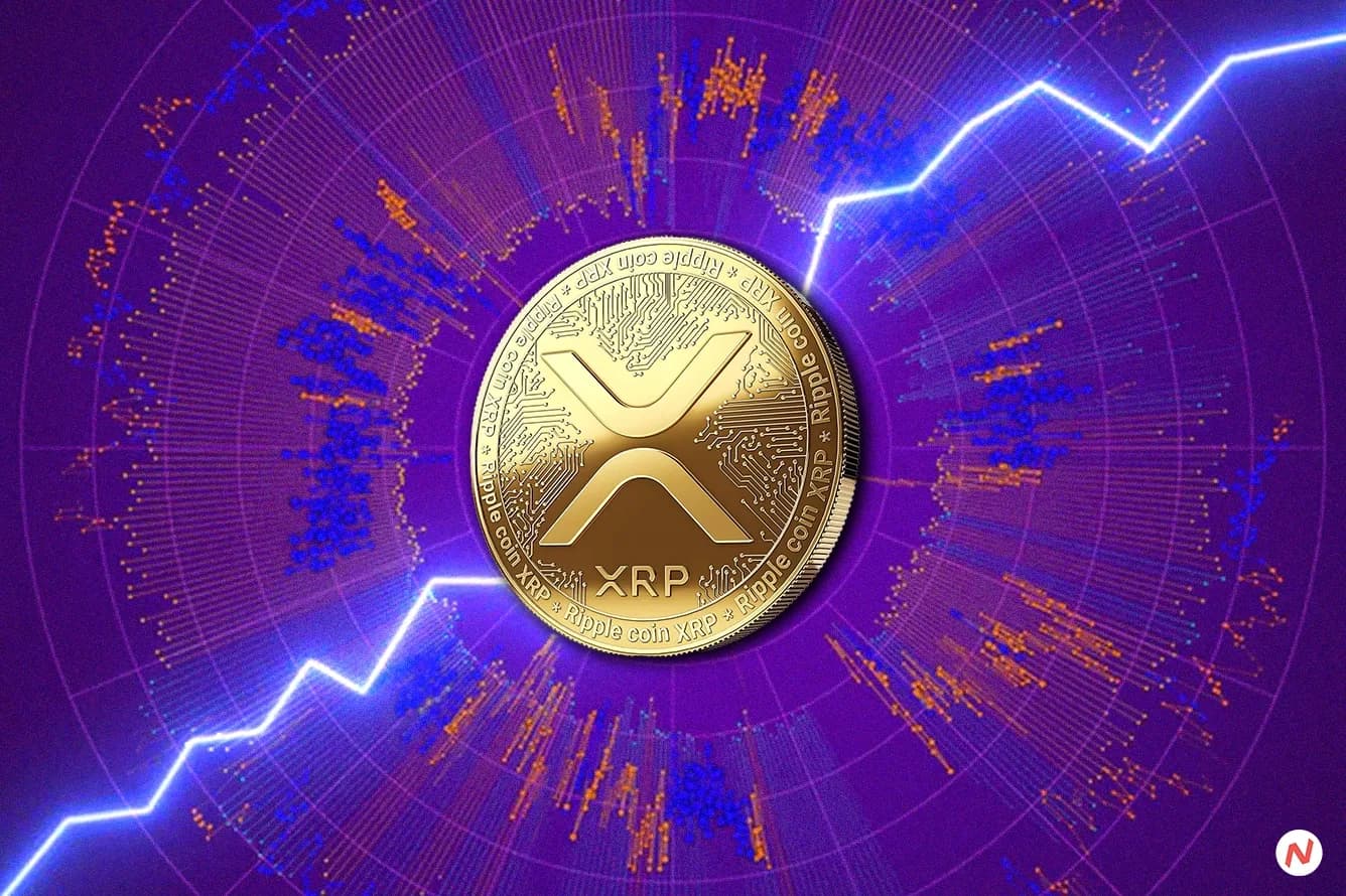 XRP cryptocurrency price chart near $3.38, approaching 2018 all-time high amid SEC legal battle and Ripple CEO meeting with T