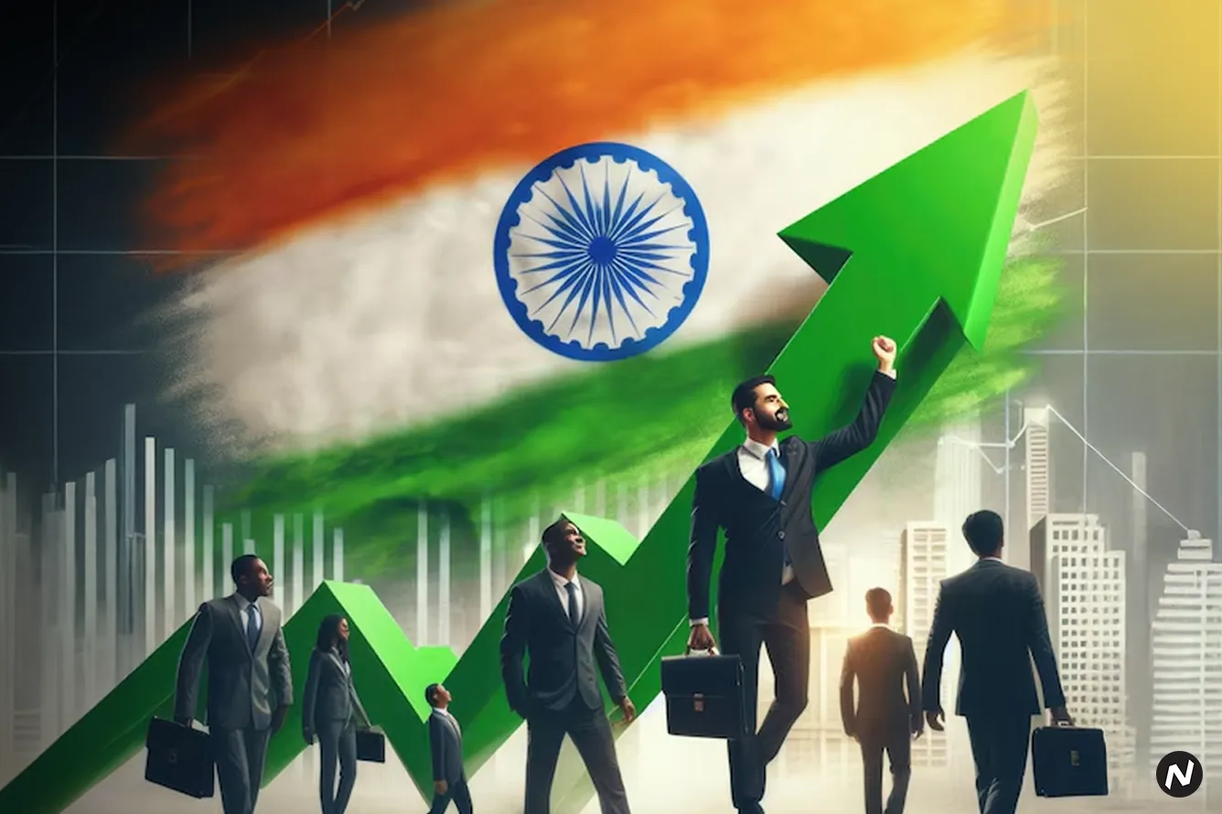 Chart showing India's GDP growth rate forecast for Q3 FY25 and fiscal data concerns