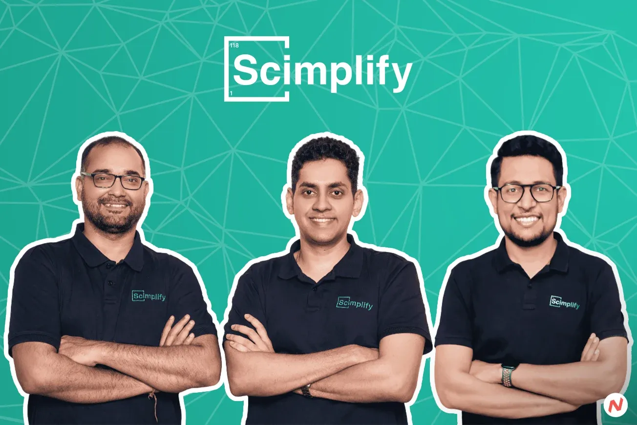 Scimplify B2B specialty chemicals platform founded in 2023 by Santosh and Salil Srivastava