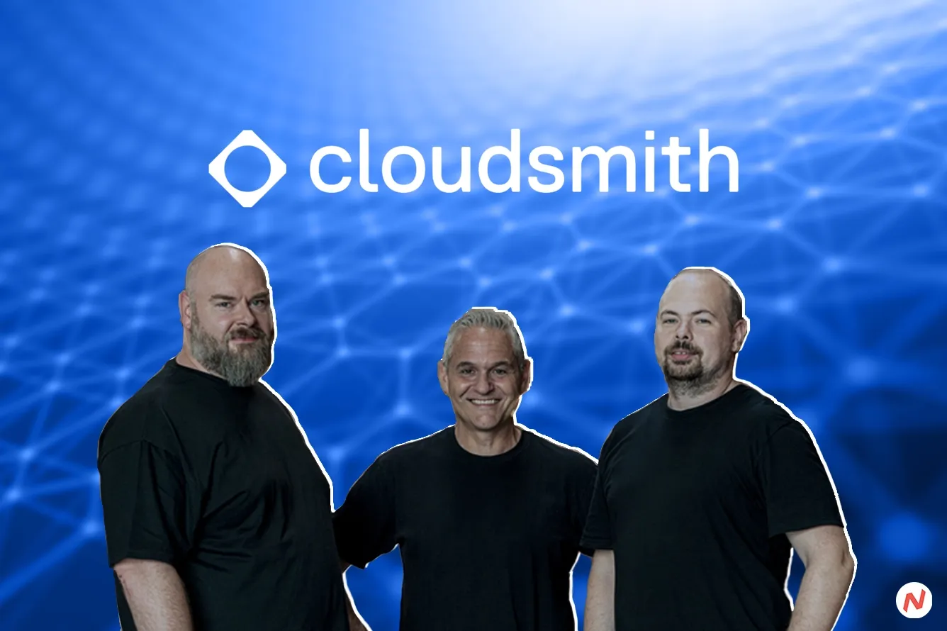 Cloudsmith logo or team; company raised $23M Series B for software supply chain security platform