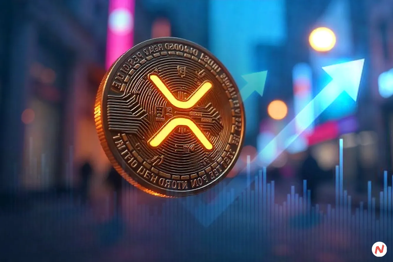XRP price chart surging after Donald Trump's crypto reserve announcement on Truth Social, including XRP, BTC, and ETH.