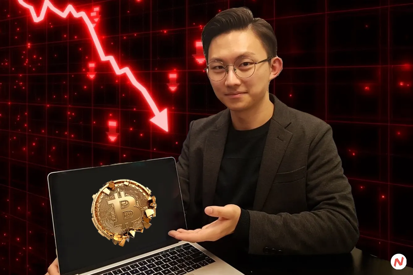 Bitcoin price chart and CryptoQuant CEO Ki Young Ju's X post declaring the bull cycle over