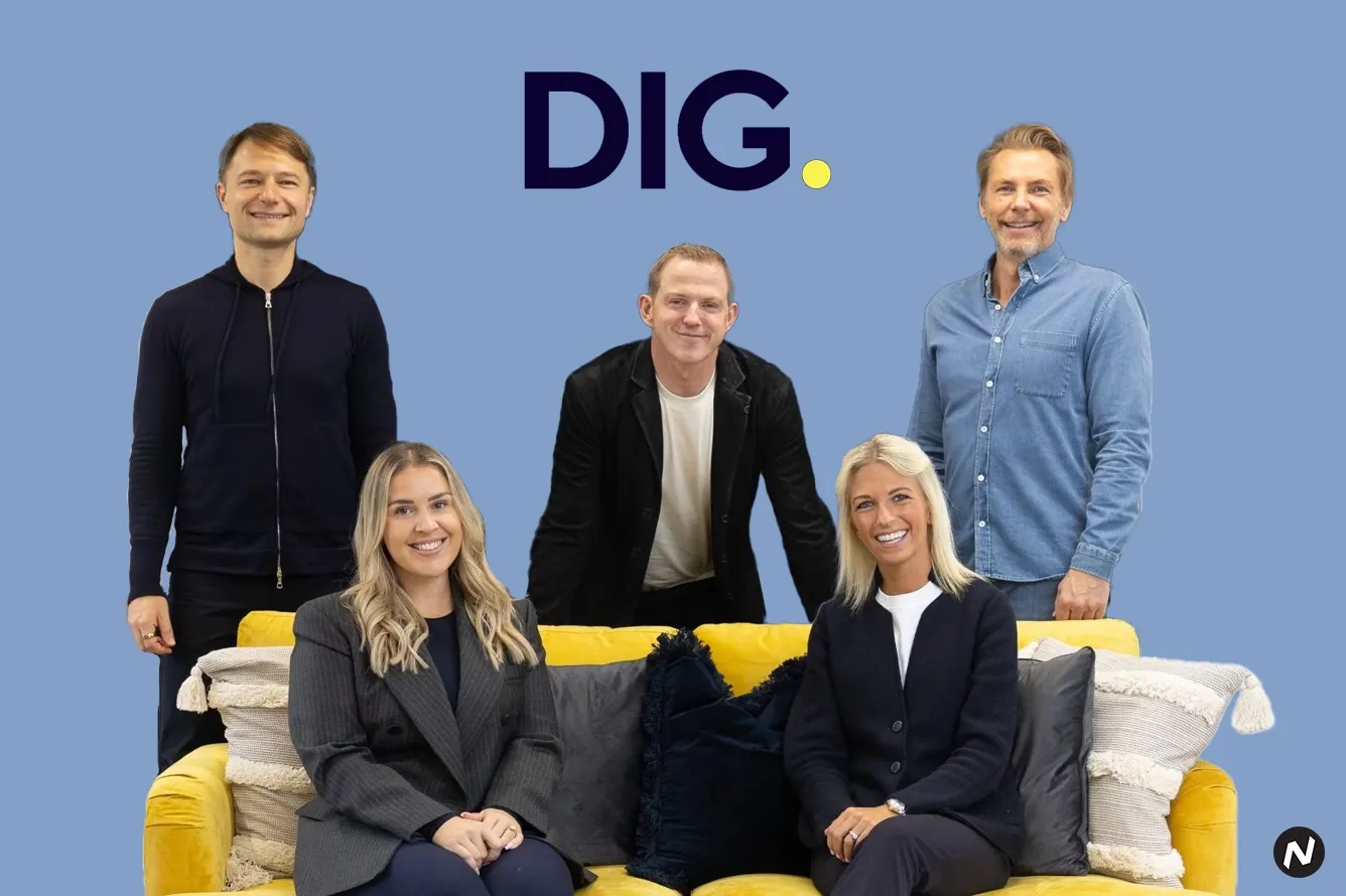 DIG Ventures logo or Ross Mason, operator-led venture capital firm targeting early-stage European startups