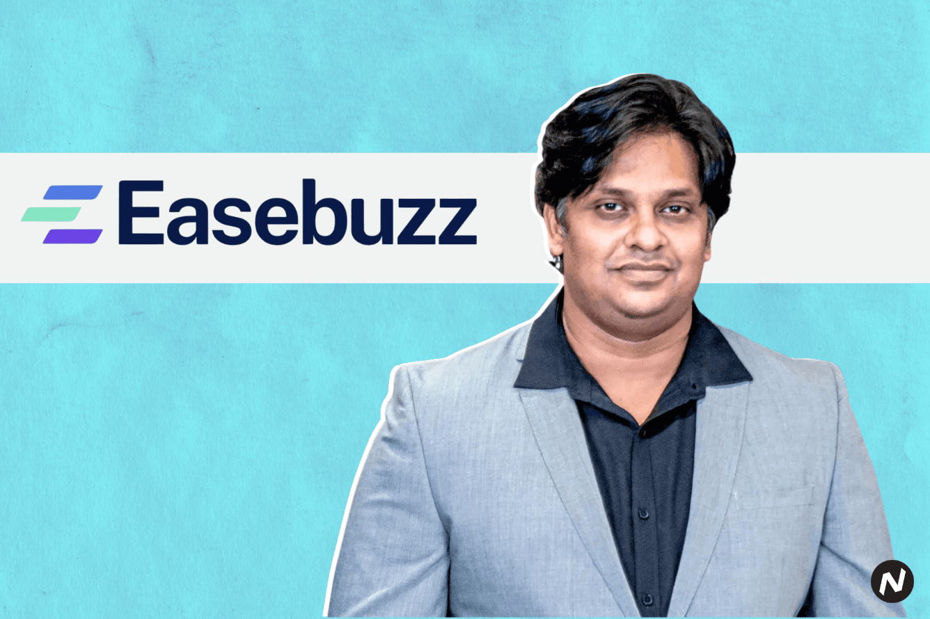 Easebuzz logo or platform interface; Pune-based payments company that raised $30M Series A for vertical SaaS and payments exp