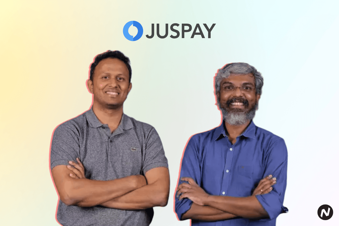 Juspay co-founder Sheetal Lalwani and the Juspay logo representing the company's $60M Series D funding round