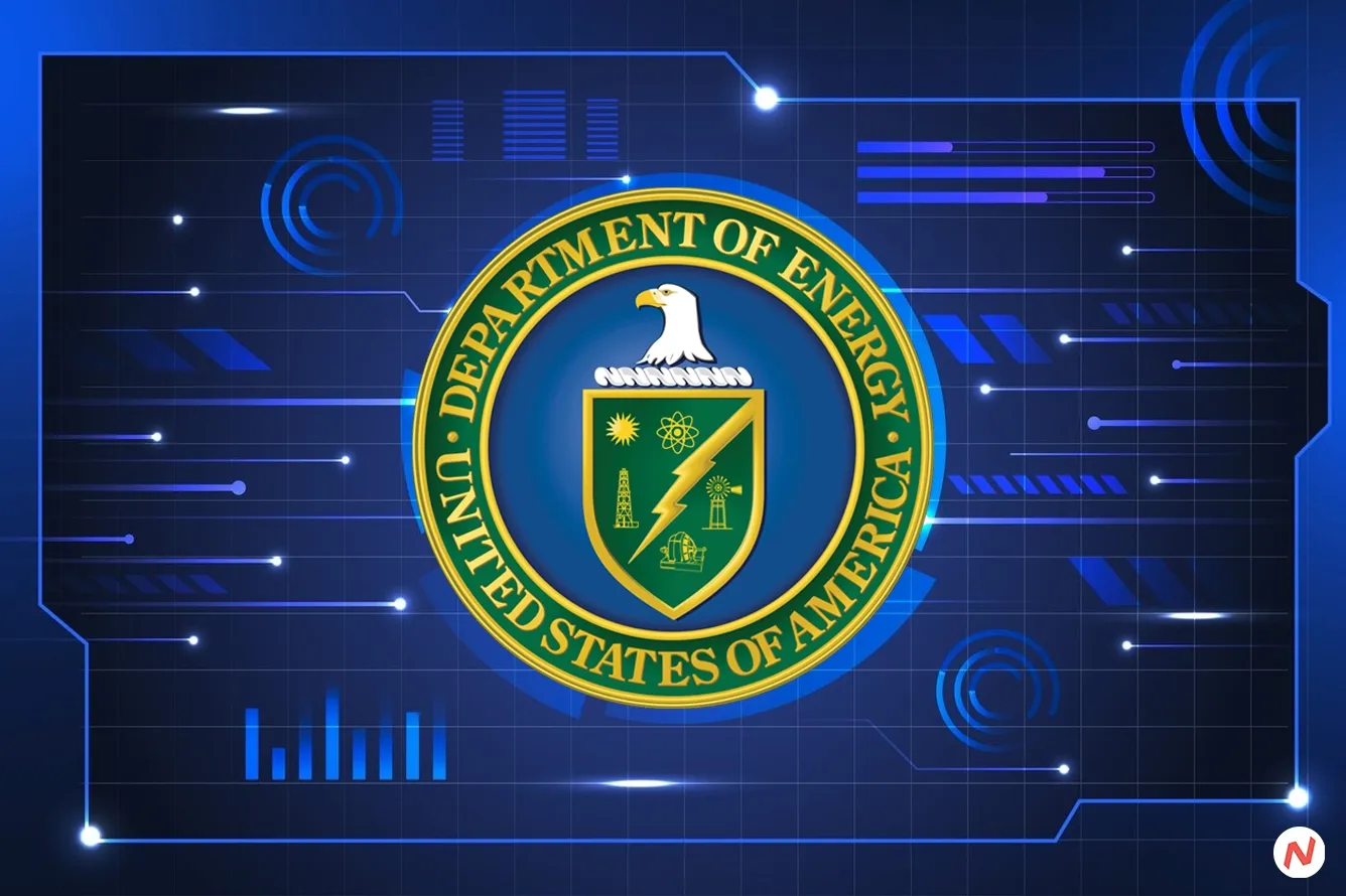 Map or icon of US Department of Energy sites for AI infrastructure, nuclear and renewable energy projects