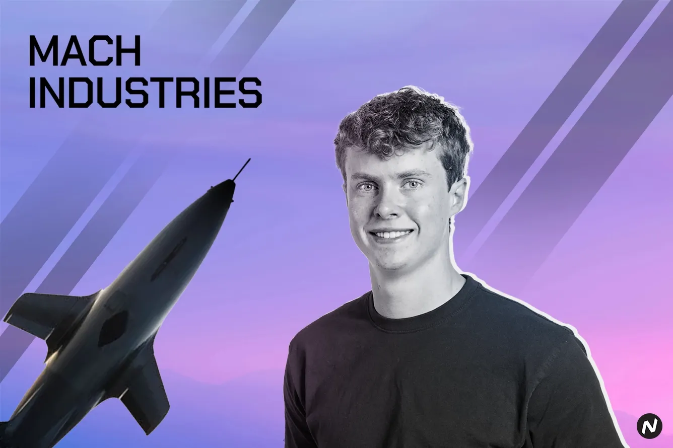 Ethan Thornton of Mach Industries raised $80M after a hydrogen gun explosion in 2023 and secured a U.S. Army contract for wea