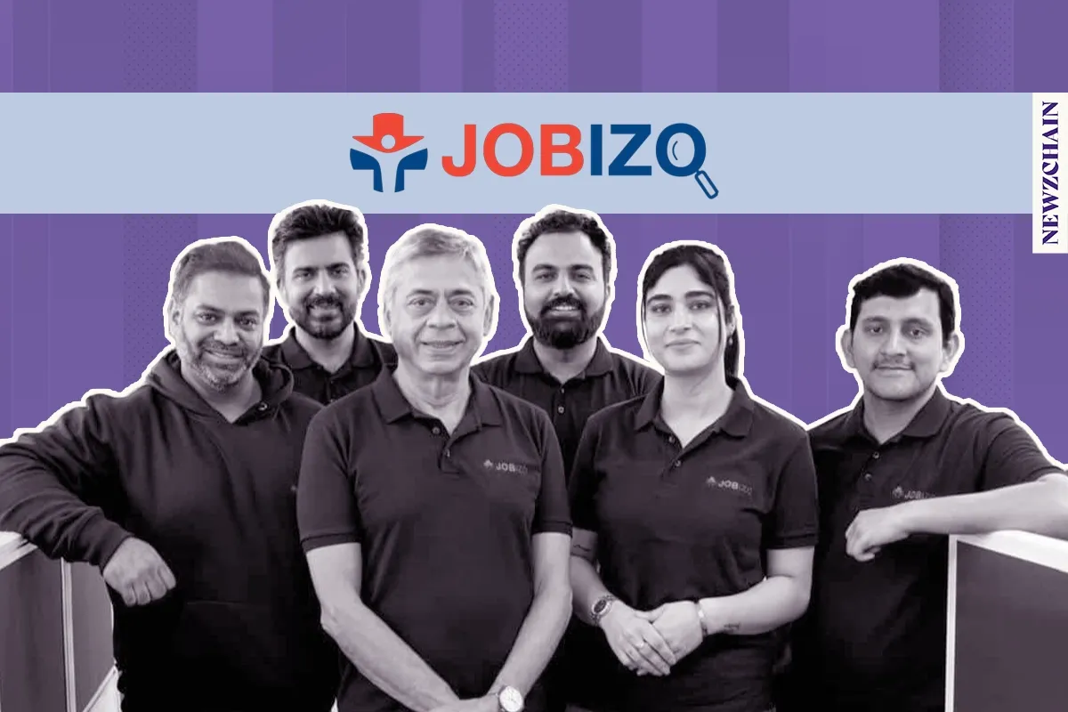 Jobizo founders Naveen Trehan and Avishek Agarwal with the platform connecting healthcare institutions to verified profession