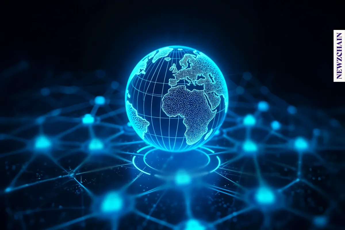 Abstract diagram of six Web3 infrastructure layers powering decentralized applications and blockchain networks
