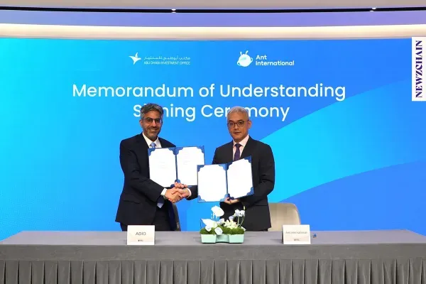 Ant International and ADIO partnership announcement for UAE fintech expansion with Central Bank approvals