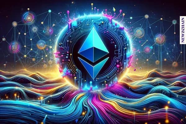Chart of crypto fund inflows, with Ethereum leading at $2.87B and Bitcoin at $552M, pushing AuM to record $244B