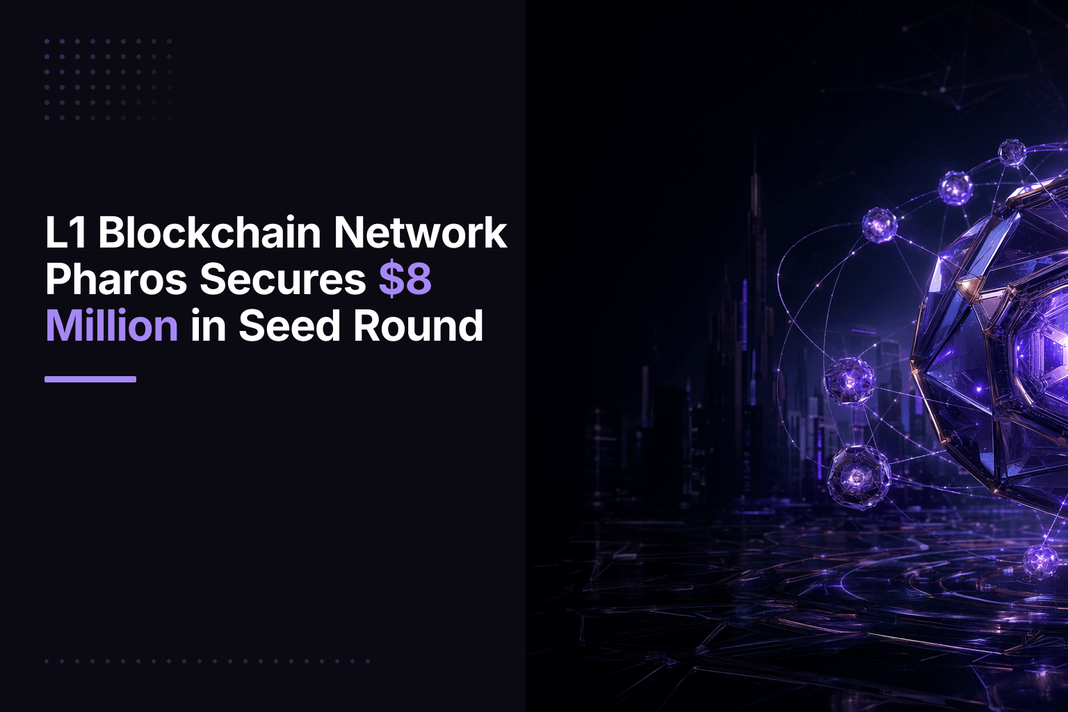 Pharos blockchain network $8 million seed round logo