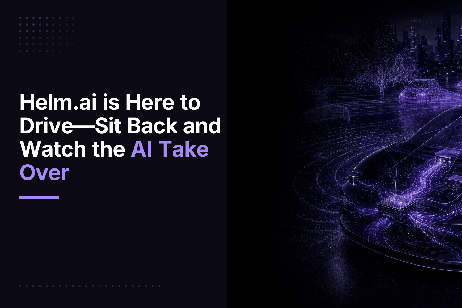 Helm.ai founders Tudor Achim and Vladislav Voroninski with their unsupervised learning AI for autonomous driving