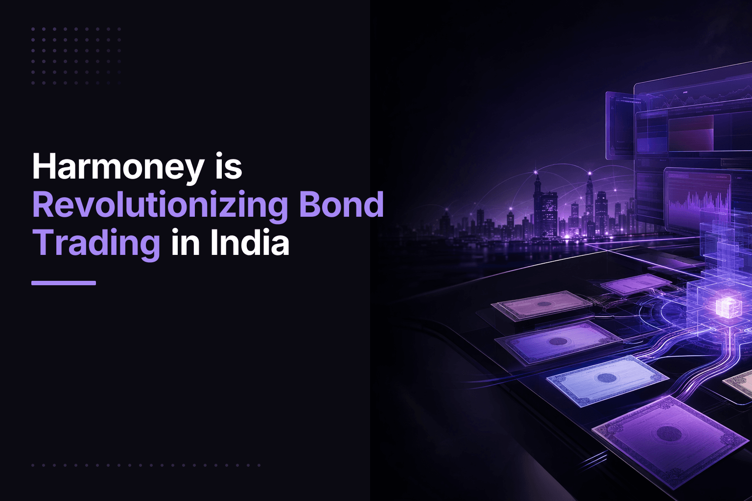 Harmoney electronic bond trading platform interface showcasing DART tool and fixed-income market data