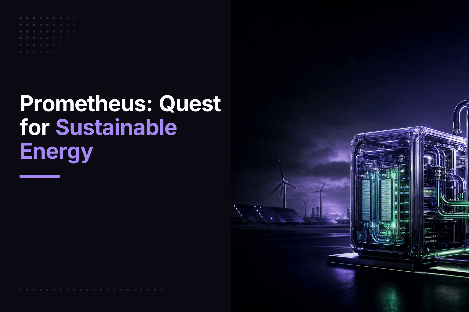 Prometheus logo, representing a company focused on energy storage and carbon-neutral fuel technology