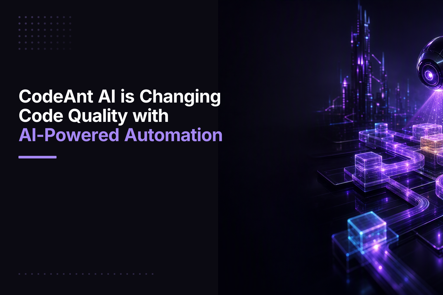 CodeAnt AI platform logo and code interface – AI-powered code quality and security automation