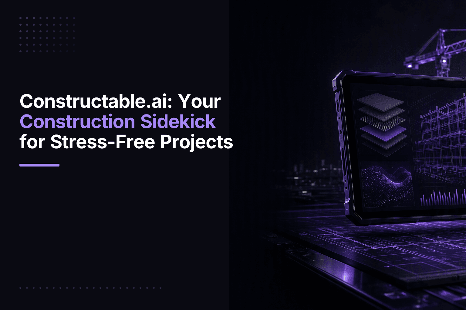 Constructable.ai: AI-powered construction copilot answering project queries and enabling bid comparison