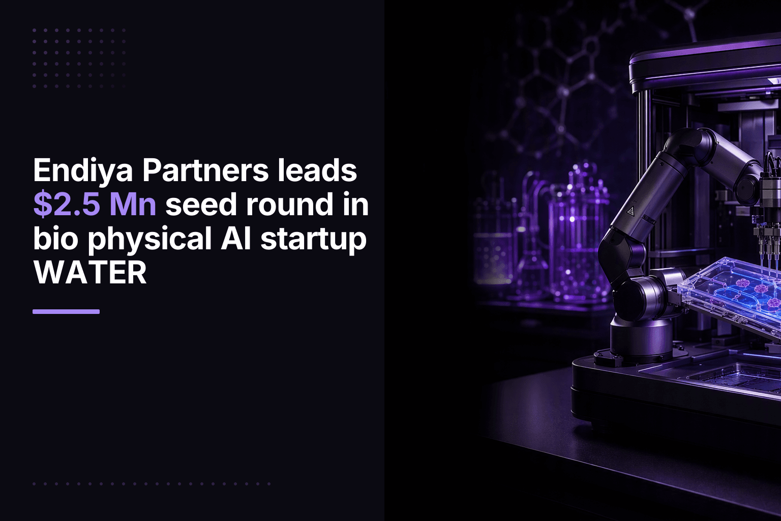 WATER raises $2.5M seed for adaptive surface intelligence
