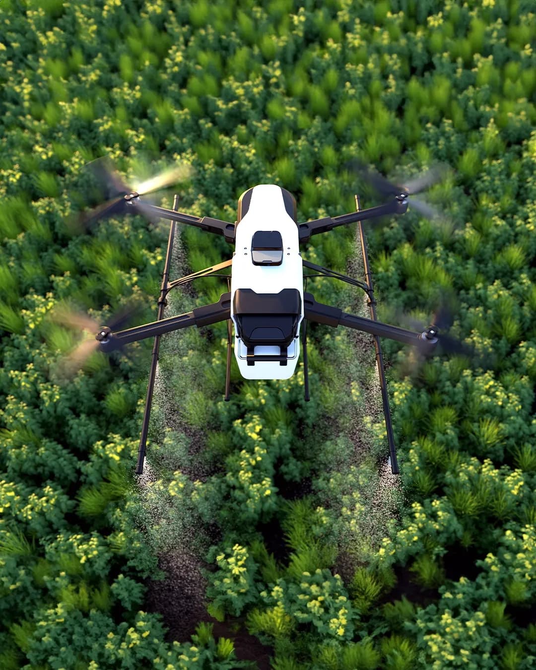 Drones assisting in crop monitoring and precision farming in India